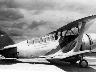 SBC-3 BuNo 0527 from CAG USS Yorktown, Floyd Bennett Field