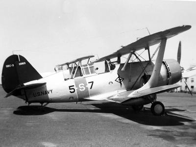 SBC-3 Helldiver BuNo 0563 5-S-7 from VS-5, Oakland