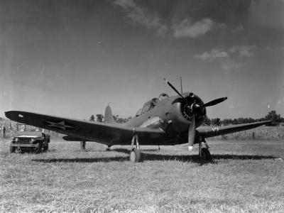A-24 Banshee and Jeep