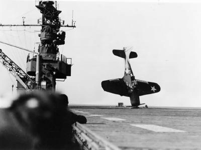 Crashed SBD Dauntless 1943