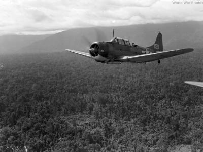 Douglas SBD over Bougainville