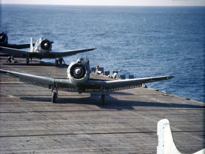 SBDs on the USS Ranger 2