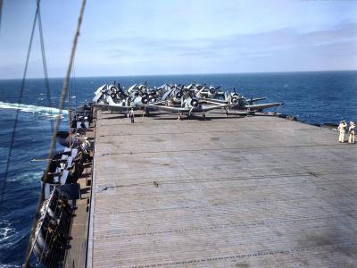 SBDs on the USS Ranger