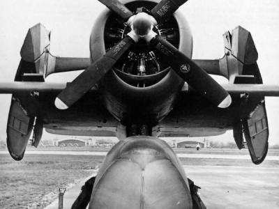 SC-1 with wings folded June 1945 2