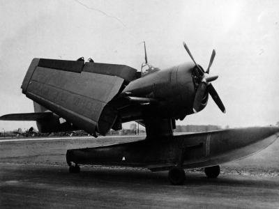 Curtiss SC-1 with wings folded June 1945