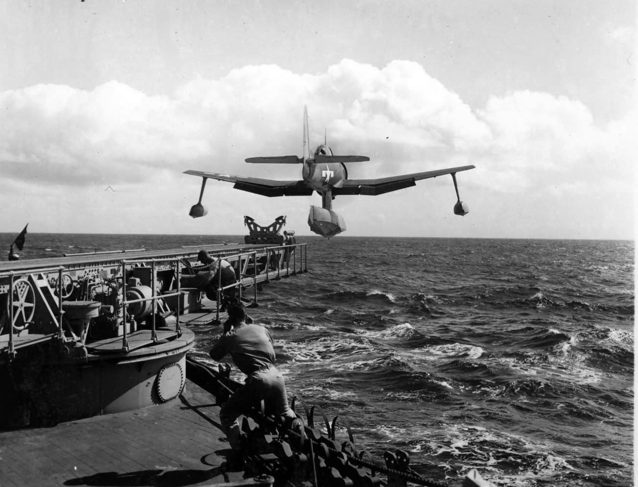 SC-1 Seahawk being launched | World War Photos