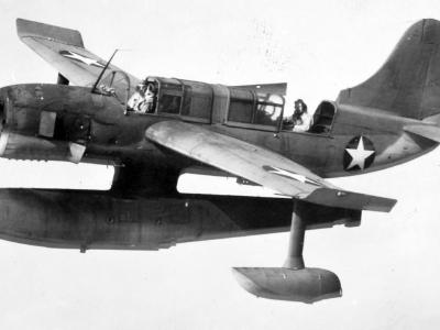 Curtiss SO3C-1 Seamew (Seagull) in flight