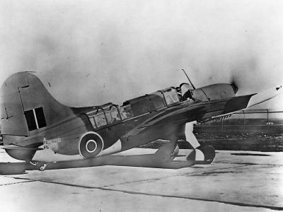 Observation floatplane Curtiss Seamew Mk I FN489