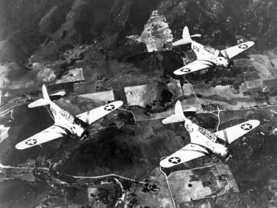 Devastators of the VT-5 from the USS Yorktown
