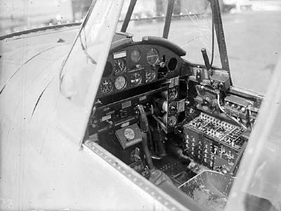 Cockpit of a British TBF Avenger