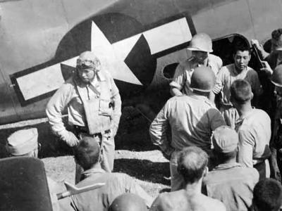 TBF Avenger and Japanese prisoner of war
