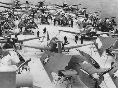 TBF, SBD and F4F USS Ranger CV-4