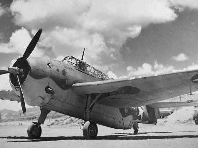 TBF Avenger white 55 Fiji 1942