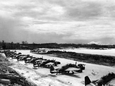 TBF Avengers at Munda Airfield New Georgia