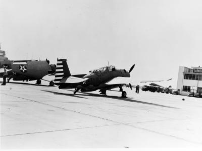 TBF Avenger code 8-T-1 of the VT-8, 26 March 1942