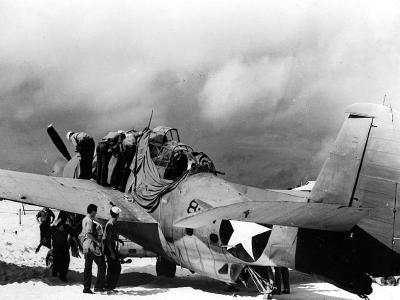 TBF Avenger 8-T-1 of the VT-8 Midway 25 June 1942