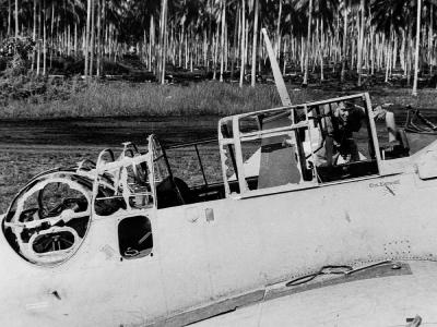 Destroyed TBF Avenger