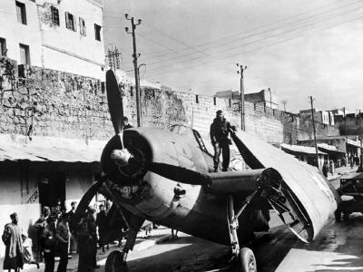 TBF Avenger on street of Safi Morocco