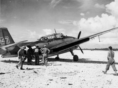TBM Avenger „47” of VC-75 USS Ommaney Bay, Peleliu on September 18, 1944