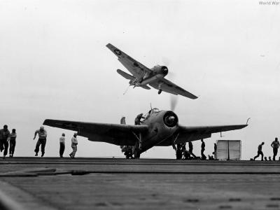 Avengers USS Nassau 6 September 1943
