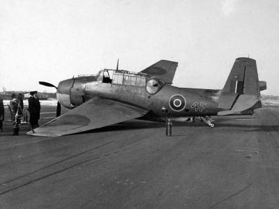Crashed British TBF at Squantum