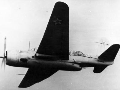 Vought XTBU-1 in flight 1941-42