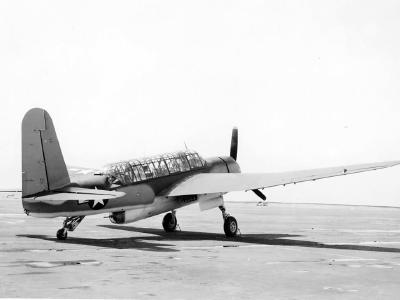 XTBU-1 on the ground 1943 2