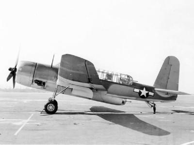 Vought XTBU-1 on the ground 1943