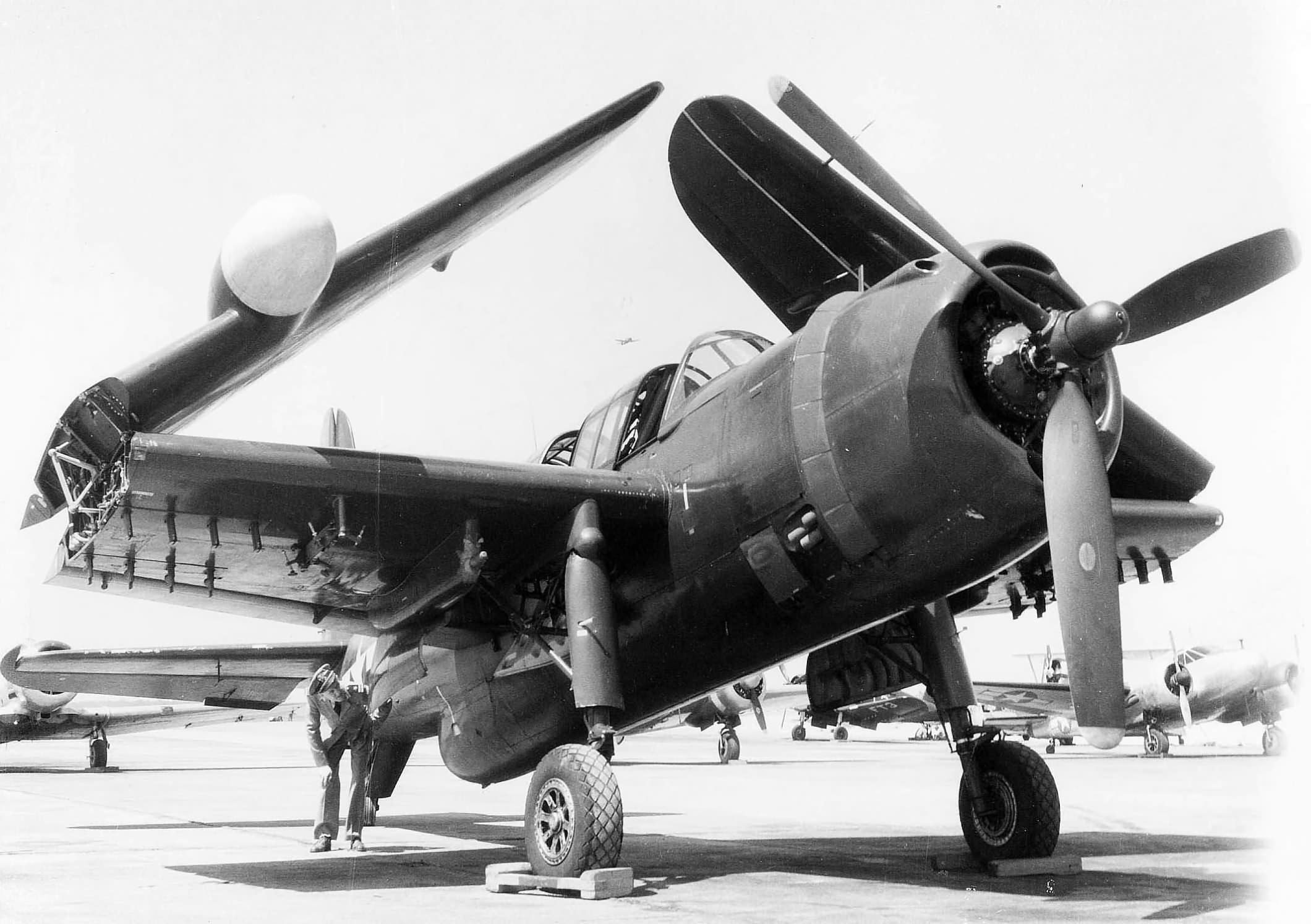 TBY-2 with folded wings