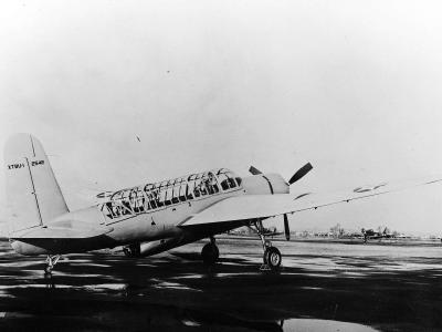 Vought XTBU-1 rear view, December 1941