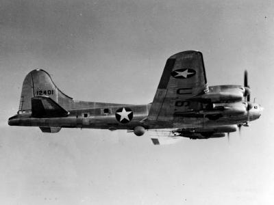 Boeing/Vega XB-38 in flight