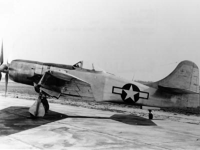 Boeing XF8B-1 BuNo 57984 on the ground