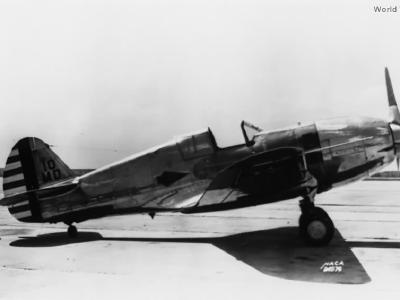 Curtiss XP-42 38-4 NACA long nose