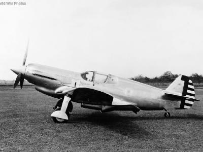 Curtiss XP-46A side view
