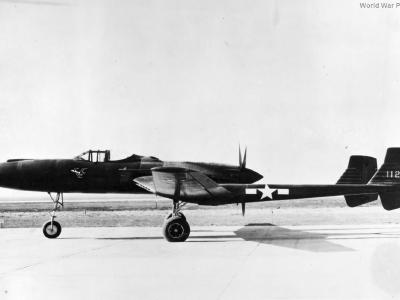 Vultee XP-54 41-1210 at Wright Field fall 1943