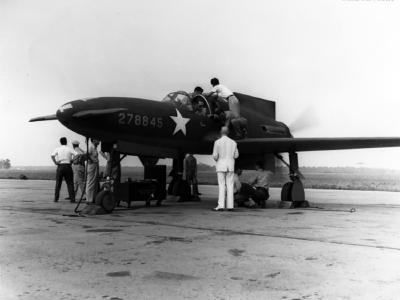 XP-55 42-78845 July 11, 1943