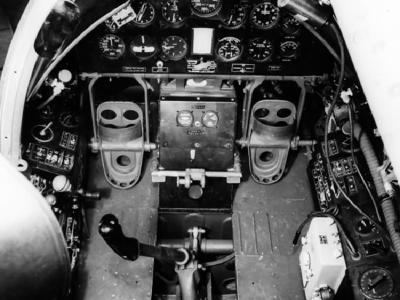 XP-55 Ascender 42-78845 cockpit July 6, 1943