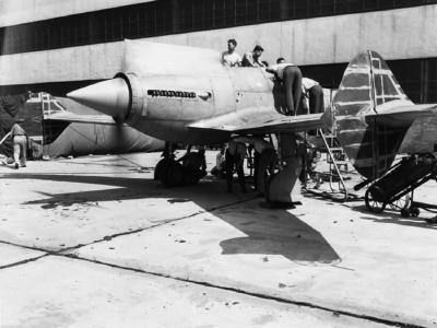 XP-55 Ascender 42-78845 engine run