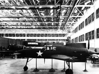 XP-55 mock-up