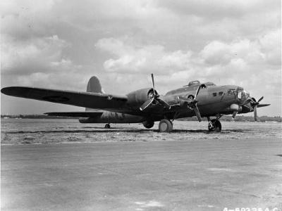Escort bomber YB-40 of the 92nd Bomb Group, England 1943