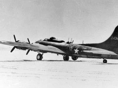 Rear view of a XB-40 41-24341