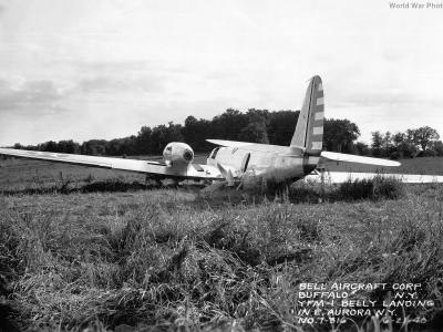Crashed YFM-1 38-492, Aurora, NY 21 June 1940