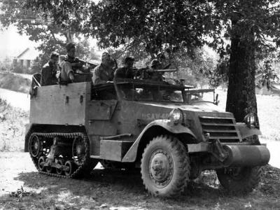 M2 during Carolina Manoeuvres 1941