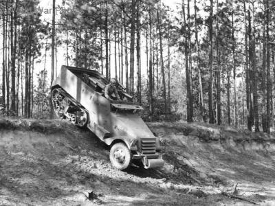 M2 during Carolina Manoeuvres November 1941