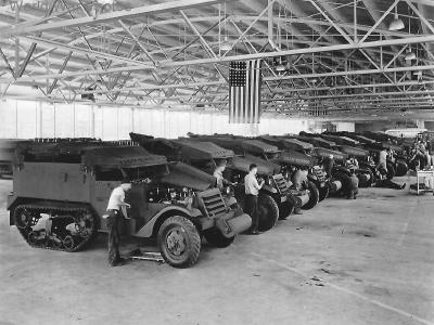 M2 Half Tracks at White Motor Company Cleveland