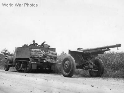 M2 towing 75mm M1897A4 gun 1941