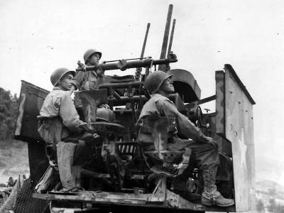 M15A1 AA in Sicily 1943