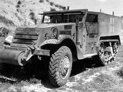 German M3 halftrack – Gepanzerter Mannschaftstransportwagen M3 401(a)
