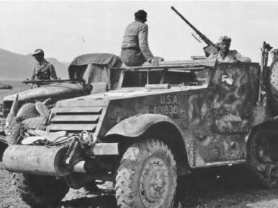 captured German M3 halftrack 2
