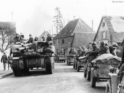 M7 from 79th ID Wissonbourg, France 15 December 1944